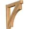 Ekena Millwork Westlake Craftsman Rough Sawn Outlooker, Western Red Cedar, 6"W x 32"D x 32"H OUT06X32X32WTL04RWR - alternate 1